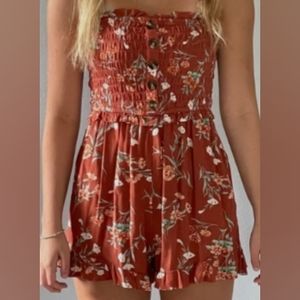 Strapless American eagle romper